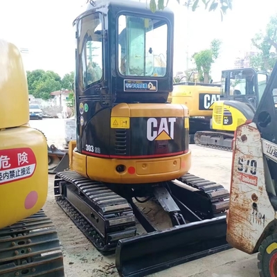 GEBRUIKT Originele verf Japan 3 TON EPA Motor Hydraulische graafmachine Caterpillar 303sr CAT303SR