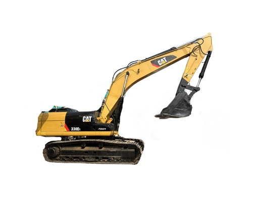 CAT 330D2 Gebruikte graafmachine met Liyuan hydraulische cilinder en 0.3M3 emmer in goede staat