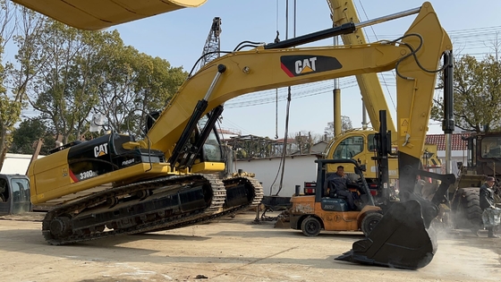 CAT 330D2 Gebruikte graafmachine met Liyuan hydraulische cilinder en 0.3M3 emmer in goede staat