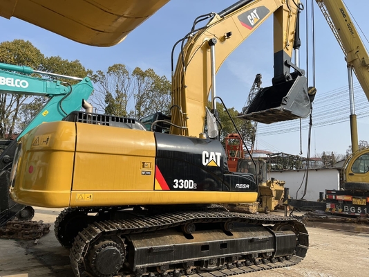 CAT 330D2 Gebruikte graafmachine met Liyuan hydraulische cilinder en 0.3M3 emmer in goede staat