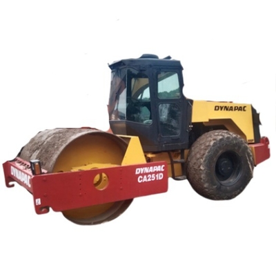Oorspronkelijk Zweden CA251D Dynapac single drum roller gebruikt voor wegbouwmachines