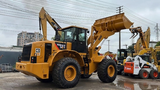 CAT 966H Gebruikte laadmachine met Liyuan hydraulische cilinder in goede staat