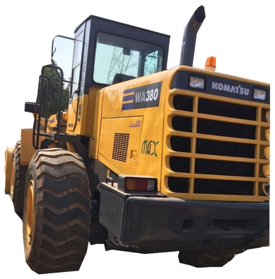 Uitstekende staat Komatsu WA380 Gebruikte wiellader met Liyuan Hydraulische cilinder