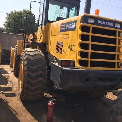 Uitstekende staat Komatsu WA380 Gebruikte wiellader met Liyuan Hydraulische cilinder