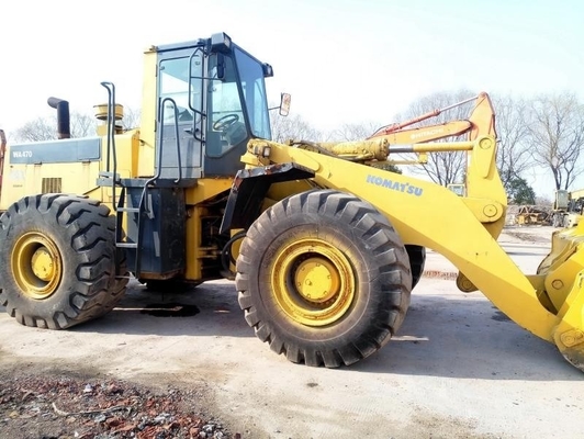 Originele Komatsu WA470 gebruikte wiellader in goede staat met 0-2000 werkuren