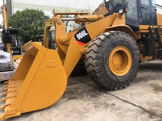 Cat 966L tweedehands wiellader met Japan motor en Liyuan hydraulische pomp in goede staat