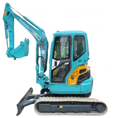 Gebruikte Kubota KX165-5 EPA Engine Crawler Digger Excavator voor restaurant in Shanghai