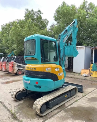 Gebruikte Kubota KX165-5 EPA Engine Crawler Digger Excavator voor restaurant in Shanghai
