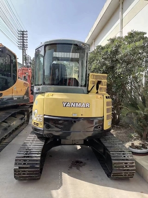 Gebruikte Yanmar VIC55 graafmachine met Liyuan Hydraulische Valve Moving Type Crawler Graafmachine