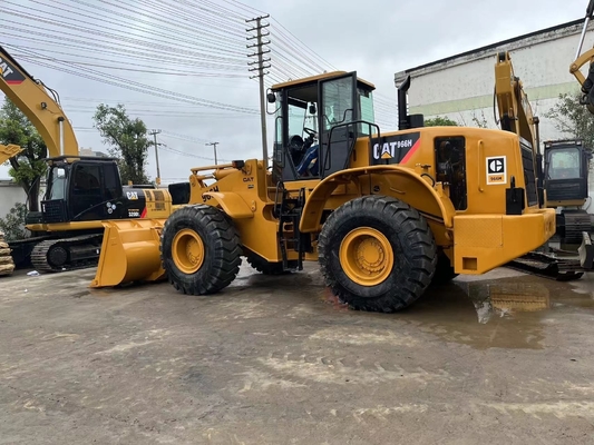 92 KW Gebruikte Japanse originele Caterpillar Loader Caterpillar 966H voor bouwmaterialen winkels