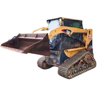 Gebruikte Japan Original Paint Caterpillar Wheel Loader 247B met een hoog werkend rendement