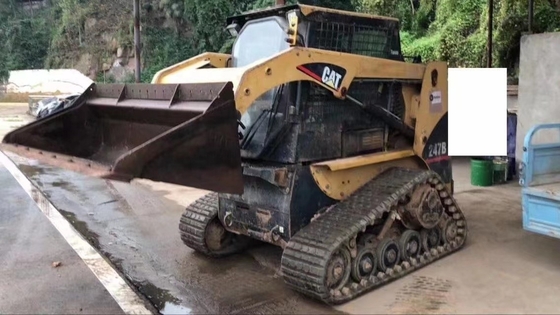 Gebruikte Japan Original Paint Caterpillar Wheel Loader 247B met een hoog werkend rendement