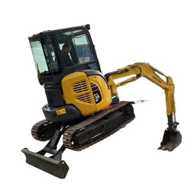 Gebruikte Komatsu PC35 3T graafmachine in goede staat Crawler Digger EPA Motor Shanghai