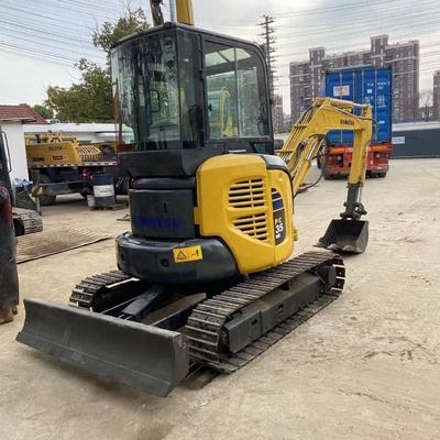 Gebruikte Komatsu PC35 3T graafmachine in goede staat Crawler Digger EPA Motor Shanghai