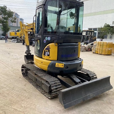 Gebruikte Komatsu PC35 3T graafmachine in goede staat Crawler Digger EPA Motor Shanghai