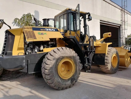 Gebruikte Komatsu WA380 20 ton lading met uniek verkooppunt Volledig hydraulisch systeem