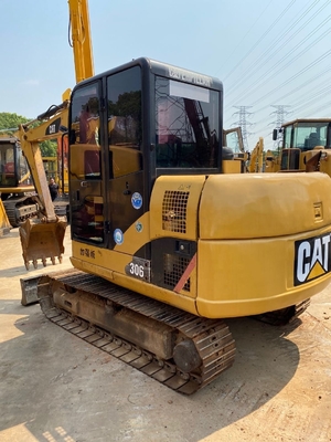 CAT 306 Mini graafmachine met Liyuan Hydraulische Pomp 0-2000 Werktijden Japan Originele