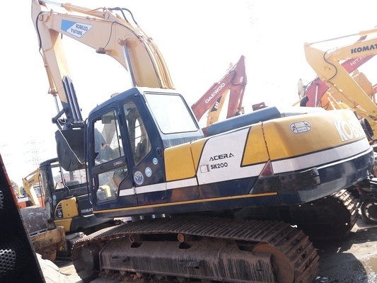 Kobelco SK200 Excavator Japan Originele hydraulische machine met Liyuan hydraulische klep