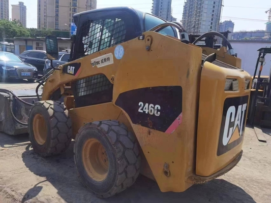 Gebruikte CAT 246C Skid Steer Loader Wheel Loader met een betere brandstofbesparing en aardbeweging