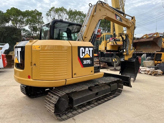 Oorspronkelijke trekkermachine Gebruikte graver CAT 307E2 mini graafmachine met Liyuan-klep