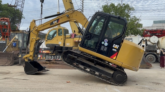 Oorspronkelijke trekkermachine Gebruikte graver CAT 307E2 mini graafmachine met Liyuan-klep