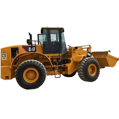 Voorlader Tractor Japanse originele Cat 966L Gebruikte wiellader met en 165kw