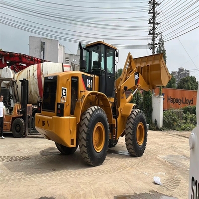 Voorlader Tractor Japanse originele Cat 966L Gebruikte wiellader met en 165kw