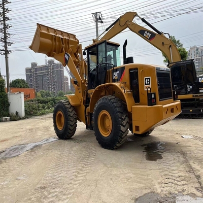 Voorlader Tractor Japanse originele Cat 966L Gebruikte wiellader met en 165kw