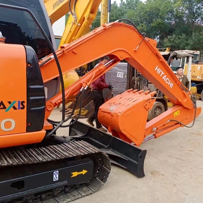 Hitachi ZX70 Gebruikte graafmachine uit Japan met HINO-motor en Liyuan Hydraulische cilinder