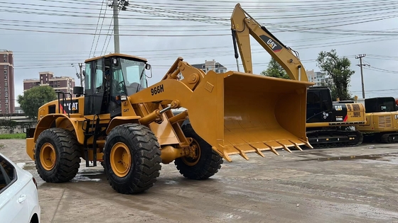 Slechte werktijden CAT Caterpillar 966H Originele Japanse laadmachine CAT966H in goede staat