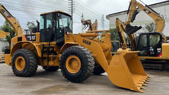 Slechte werktijden CAT Caterpillar 966H Originele Japanse laadmachine CAT966H in goede staat