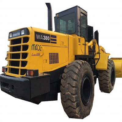 5TON Gebruikte Komatsu WA380 wiellader in goede staat met hydraulische pomp andere
