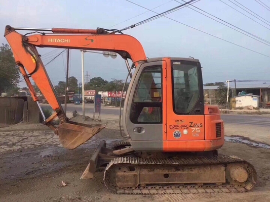 Originele Japanse 7T graafmachine Hitachi zx75us zaxis75us Crawler Digger met EPA-motor