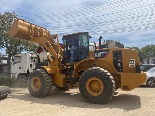 Gebruikte wielladers CAT966H met 6000 kg machinegewicht Andere hydraulische pomp inbegrepen