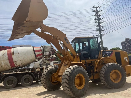 Gebruikte wielladers CAT966H met 6000 kg machinegewicht Andere hydraulische pomp inbegrepen