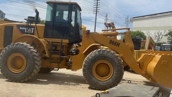 Gebruikte wielladers CAT966H met 6000 kg machinegewicht Andere hydraulische pomp inbegrepen