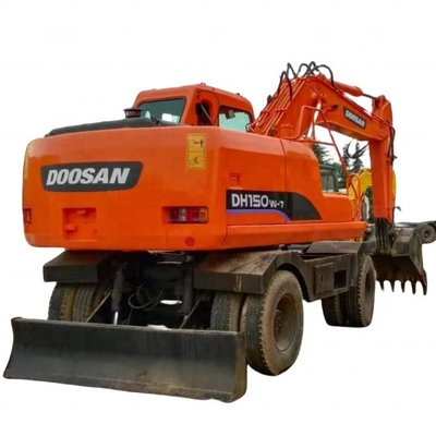 Gebruikte Doosan DH150W-7 graafmachine met HINO-motor 15000 kg Machine Gewicht en Japan