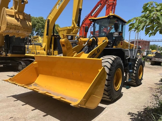 Verplaatsbaar type wiel Japan Originele machine Lovol Gebruikte wiellader SDLG956L Motor HINO