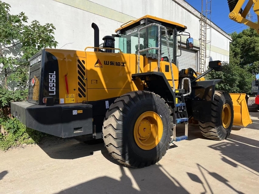 Verplaatsbaar type wiel Japan Originele machine Lovol Gebruikte wiellader SDLG956L Motor HINO