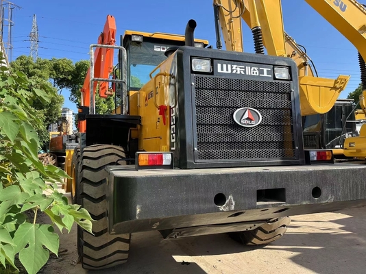 Verplaatsbaar type wiel Japan Originele machine Lovol Gebruikte wiellader SDLG956L Motor HINO