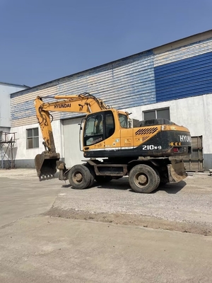 0-2000 Werkuren Gebruikte Hyundai 210W-9 graafmachine met EPA-motor en originele verf