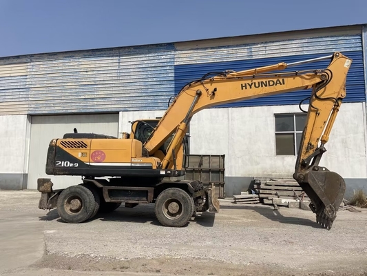 0-2000 Werkuren Gebruikte Hyundai 210W-9 graafmachine met EPA-motor en originele verf