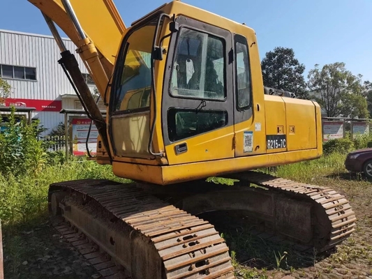 EPA-motor R215-7C Hyundai graafmachine met gebruikte originele verf en lage uren