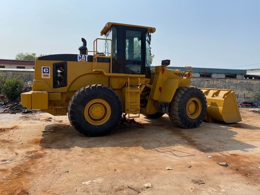 CAT 966H Gebruikte wiellader in goede staat met Liyuan hydraulische klep uit Japan