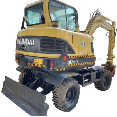 6TON werkgewicht Gebruikte graver Hyundai 60W-9 Crawler Machine