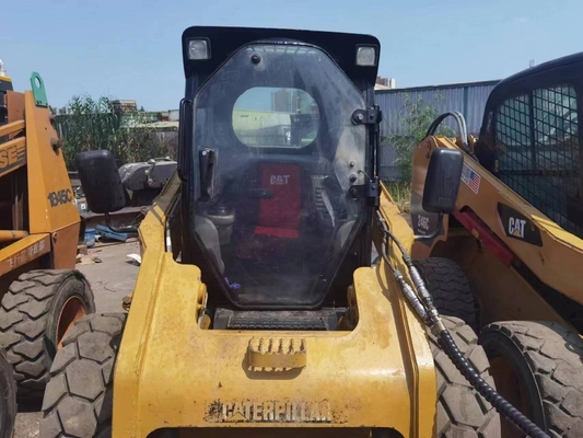 YUNNEI motor originele verf gebruikt Caterpillar 246C wiellader in uitstekende staat