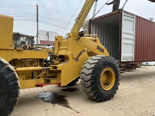 Hoogwaardige gebruikte Caterpillar 966H wiellader met Liyuan hydraulische cilinder