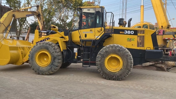 Goed in goede staat Tweedehands Komatsu WA380 Gebruikte lading Excavator Originele kleur Pay Loader