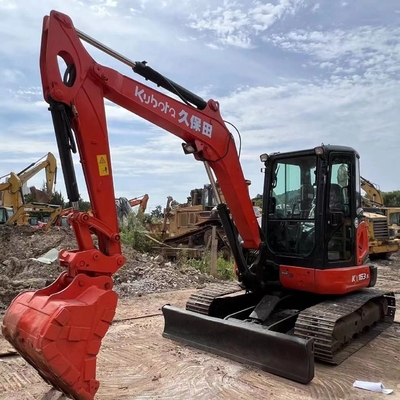Gebruikte mini-graafmachine Kubota KX163 met Japan motor en Liyuan hydraulische cilinder