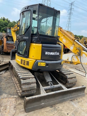 Gebruikte originele Japanse 5T mini graafmachine Komatsu PC55 EPA motor in goede staat Shanghai